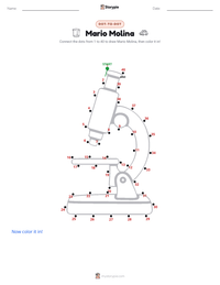 Mario Molina printable worksheet preview