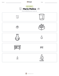 Mario Molina printable worksheet preview