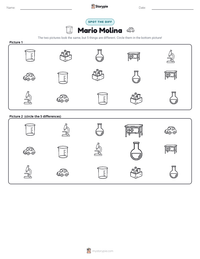 Mario Molina printable worksheet preview