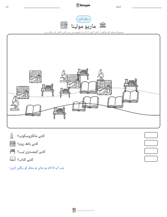 گنتی کا منظر