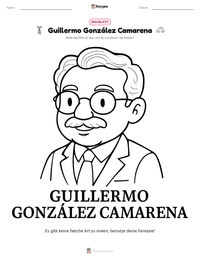 Guillermo González Camarena druckbare Arbeitsblatt Vorschau