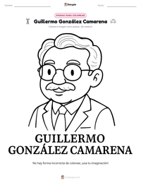 Vista previa de la hoja de trabajo imprimible de Guillermo González Camarena