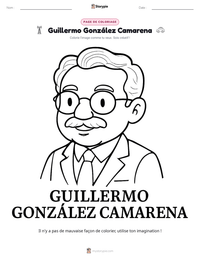 Aperçu de la feuille de travail imprimable Guillermo González Camarena