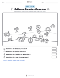 Aperçu de la feuille de travail imprimable Guillermo González Camarena