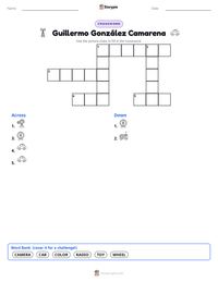 Guillermo González Camarena printable worksheet preview