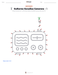 Guillermo González Camarena printable worksheet preview