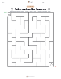Aperçu de la feuille de travail imprimable Guillermo González Camarena