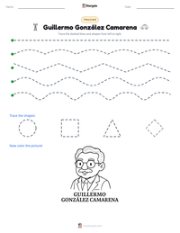 Guillermo González Camarena printable worksheet preview
