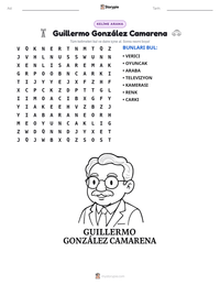 Guillermo González Camarena yazdırılabilir çalışma sayfası önizlemesi