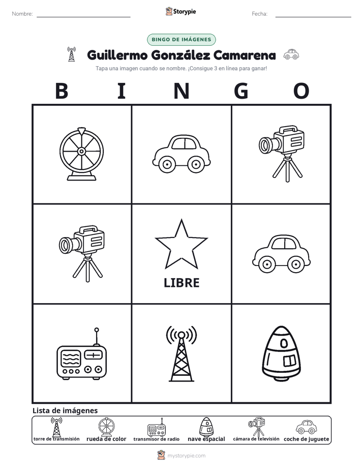 Bingo de Imágenes