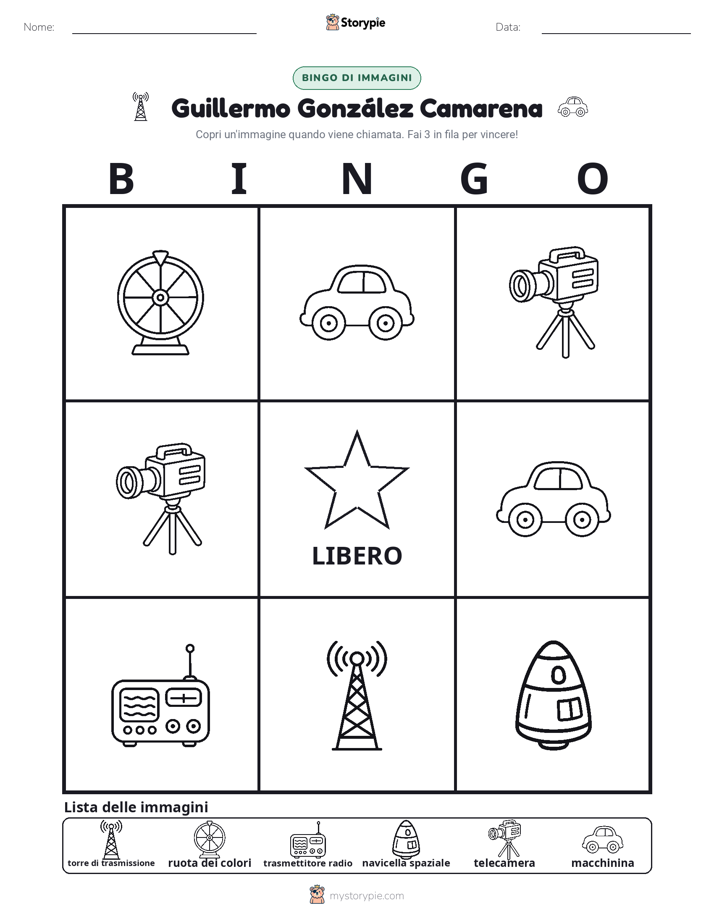 Bingo delle Immagini