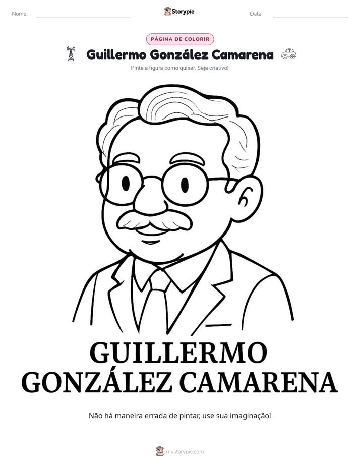 Página para colorir