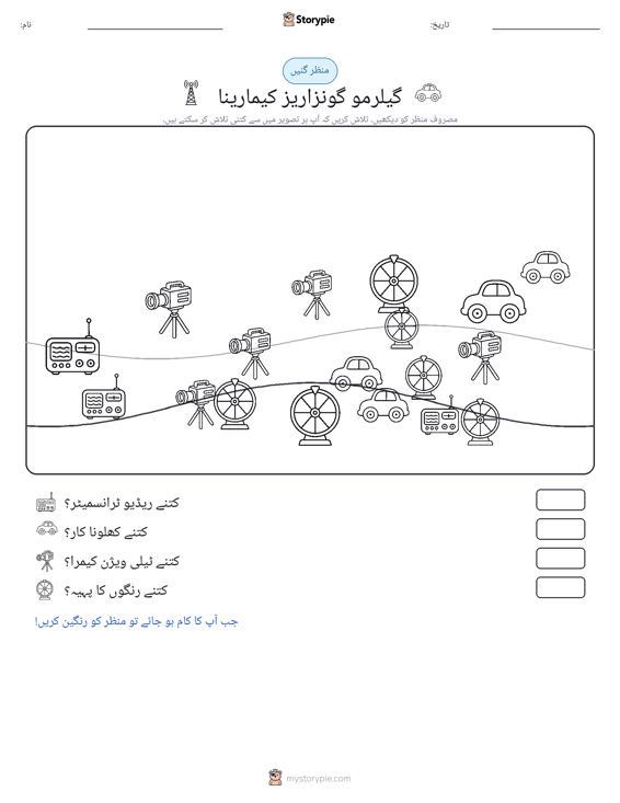 گنتی کا منظر