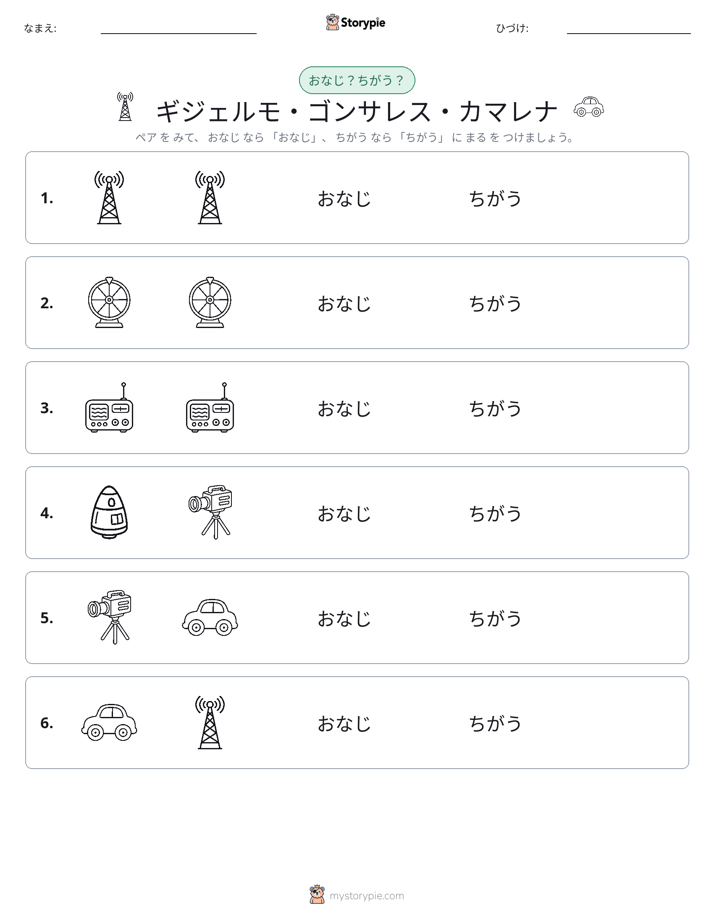 同じか違うか