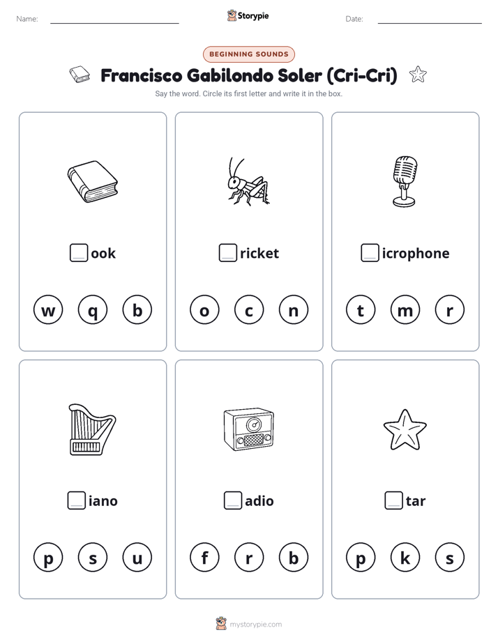 Beginning Sounds