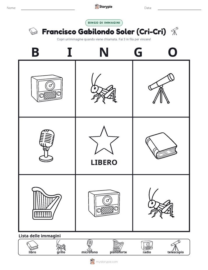 Bingo delle Immagini