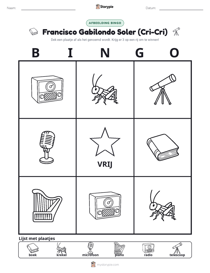 Afbeelding Bingo