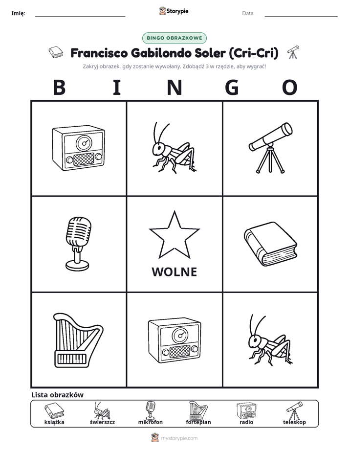 Bingo obrazkowe