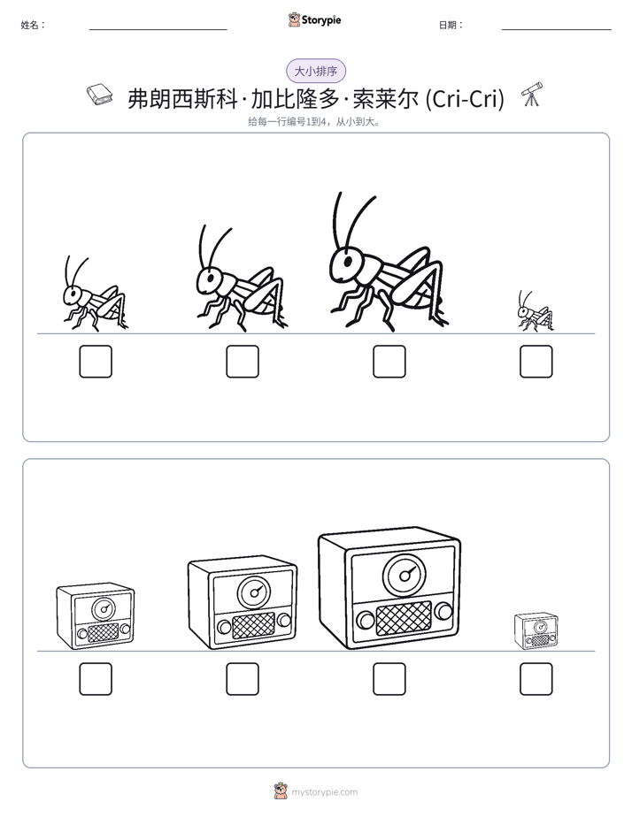 大小排序
