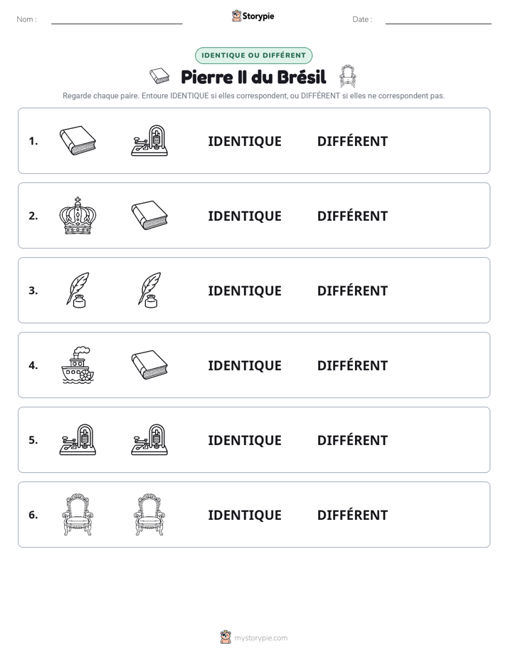 Identique ou Différent