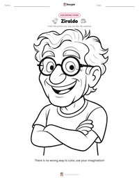 Ziraldo printable worksheet preview