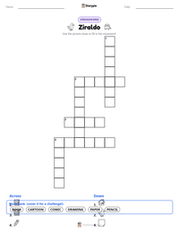 Ziraldo printable worksheet preview