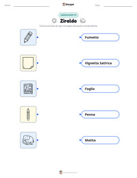 Anteprima della scheda stampabile di Ziraldo