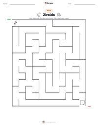 Ziraldo printable worksheet preview
