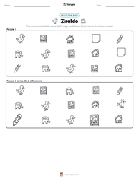 Ziraldo printable worksheet preview