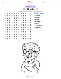 Aperçu de la feuille de travail imprimable Ziraldo