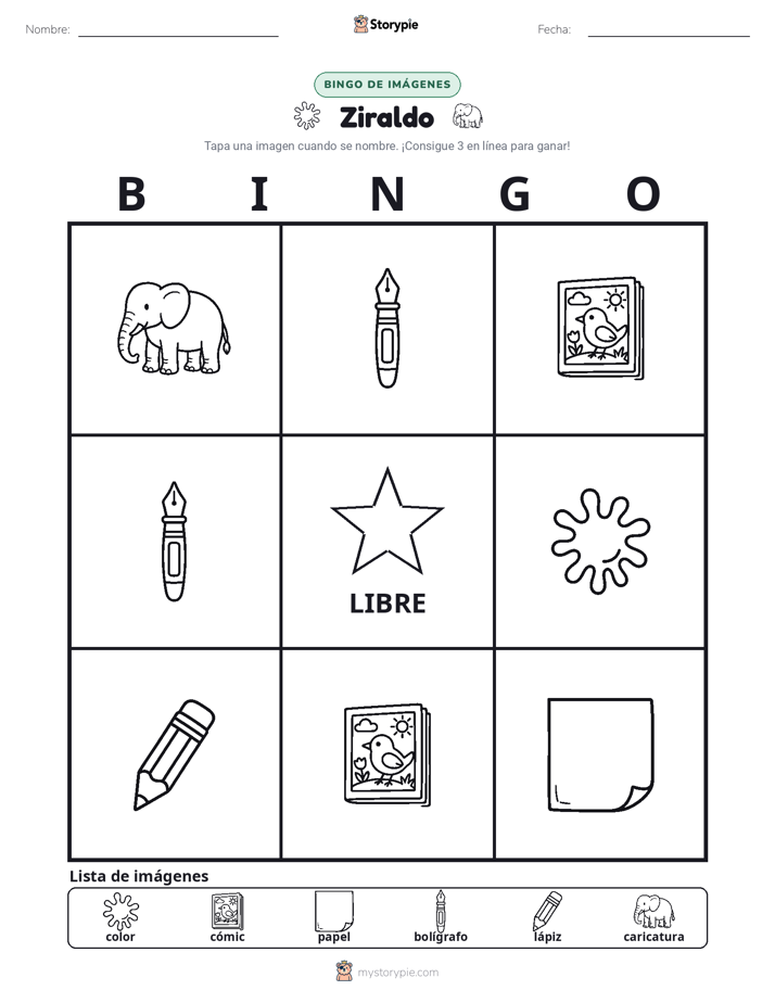 Bingo de Imágenes