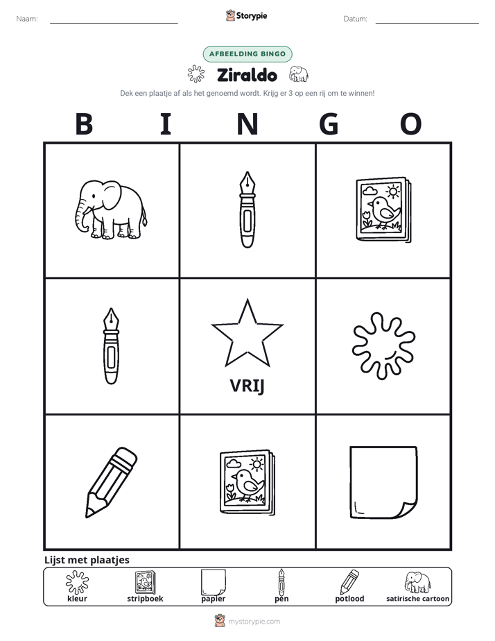 Afbeelding Bingo