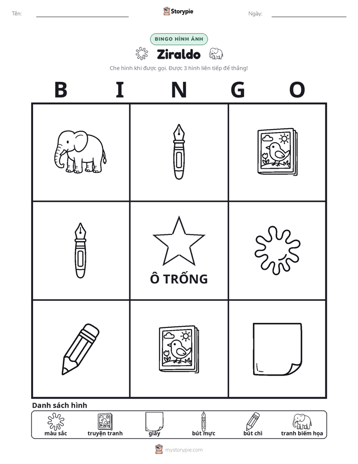 Bingo Hình Ảnh