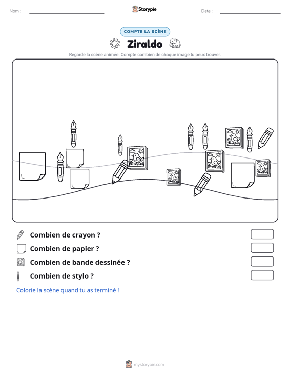 Scène de Comptage