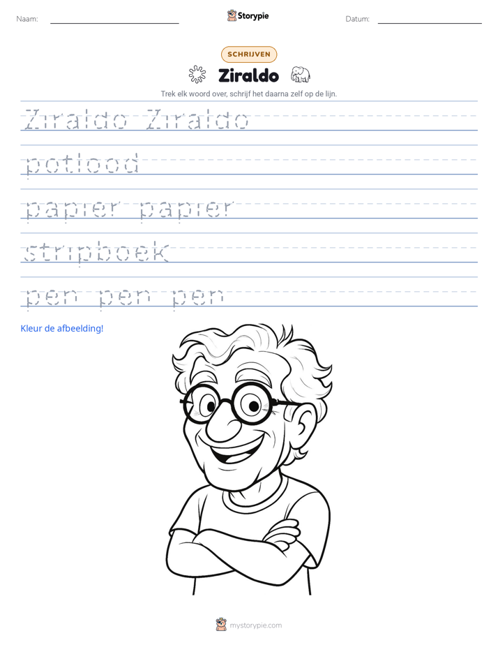 Schrijf Oefening