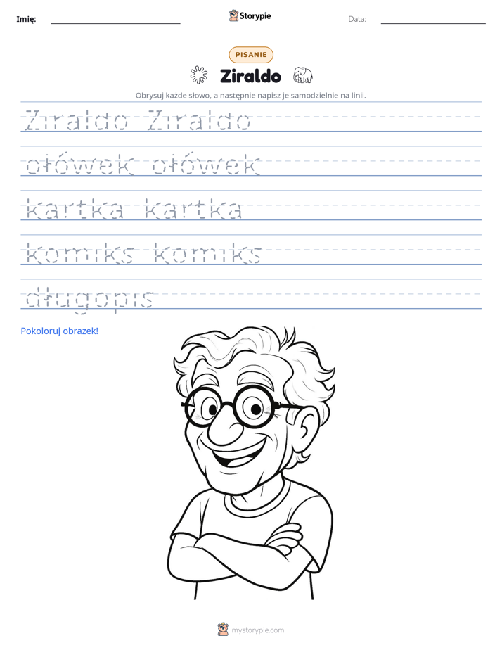 Ćwiczenie Pisania