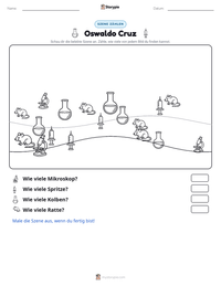 Oswaldo Cruz druckbare Arbeitsblatt Vorschau