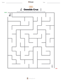 Oswaldo Cruz printable worksheet preview