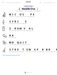 Oswaldo Cruz printable worksheet preview
