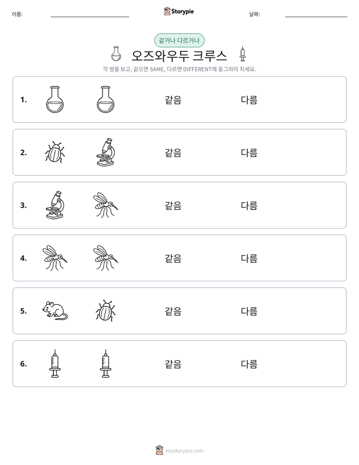 같은 것 또는 다른 것