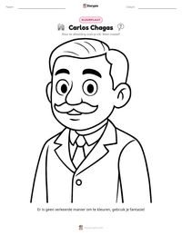 Carlos Chagas afdrukbare werkblad voorbeeld