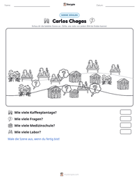 Carlos Chagas druckbare Arbeitsblatt Vorschau