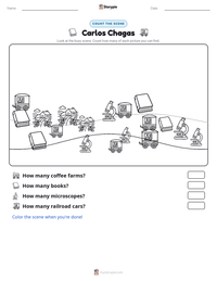 Carlos Chagas printable worksheet preview