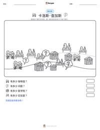 卡洛斯·查加斯 可打印工作表预览