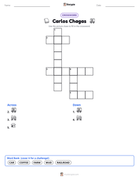 Carlos Chagas printable worksheet preview