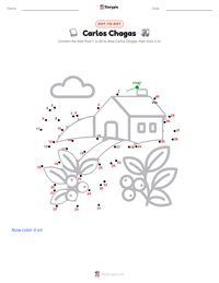 Carlos Chagas printable worksheet preview