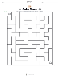 Carlos Chagas printable worksheet preview