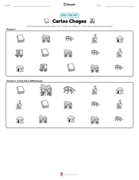 Carlos Chagas printable worksheet preview