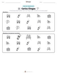 Carlos Chagas afdrukbare werkblad voorbeeld