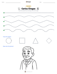 Carlos Chagas printable worksheet preview